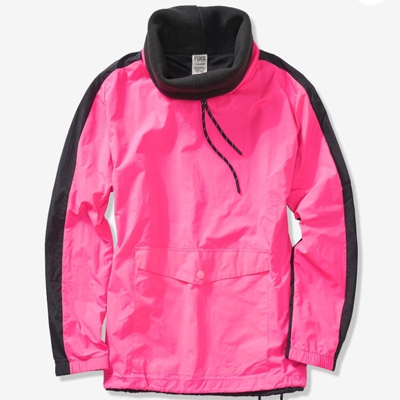 PINK Victoria's Secret Sweaters - Victoria’s Secret pink cowl anorak pullover